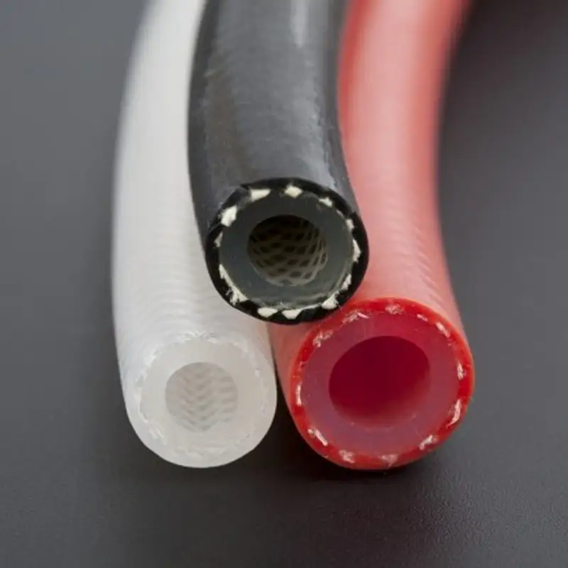 Silicone Reinforced with PE Braid Tube